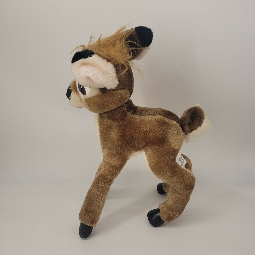 Vintage Standing Bambi Posable Stuffed Plush 18" Disneyland Walt Disney World